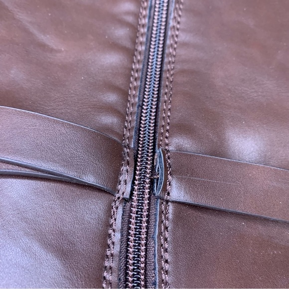 G.h BASS CO FAUX LEATHER HIGH ZIP BOOT 3” HEEL SIZE 10 - Picture 8 of 11